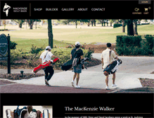 Tablet Screenshot of mackenziegolfbags.com